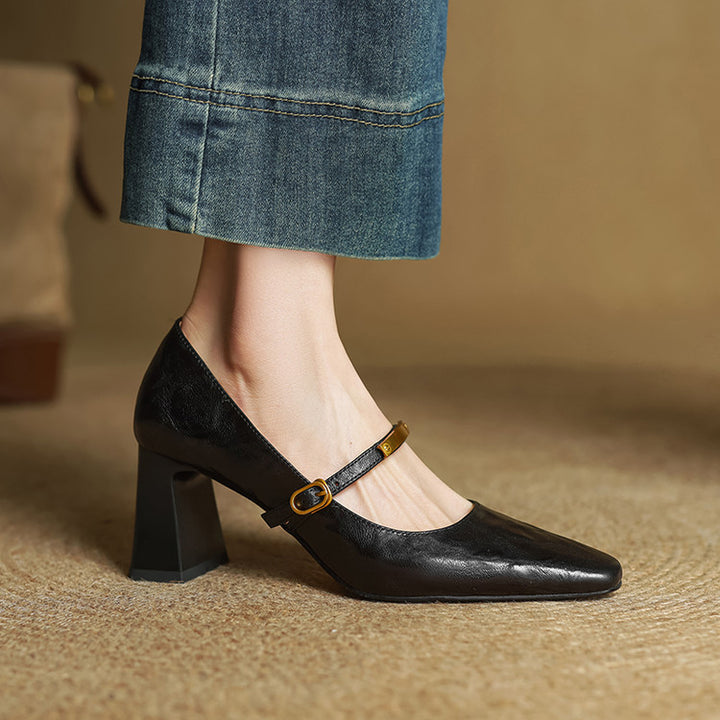 Seriba Genuine Leather Heel