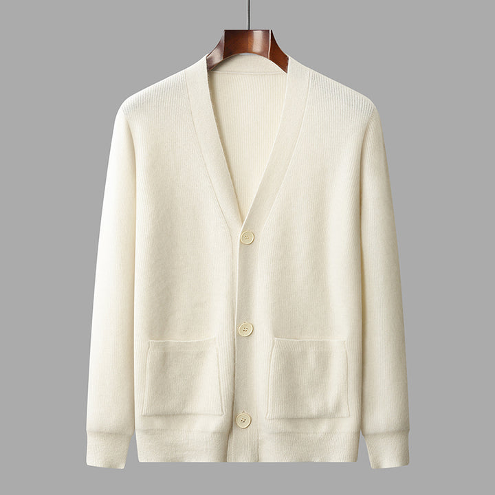 Myles 100% Cashmere Cardigan
