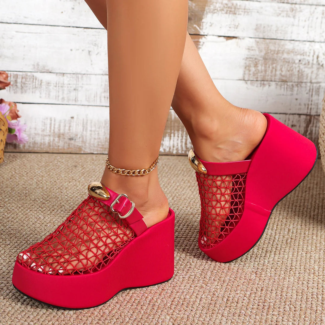 Corvo Chunky Wedge Sole Shoes