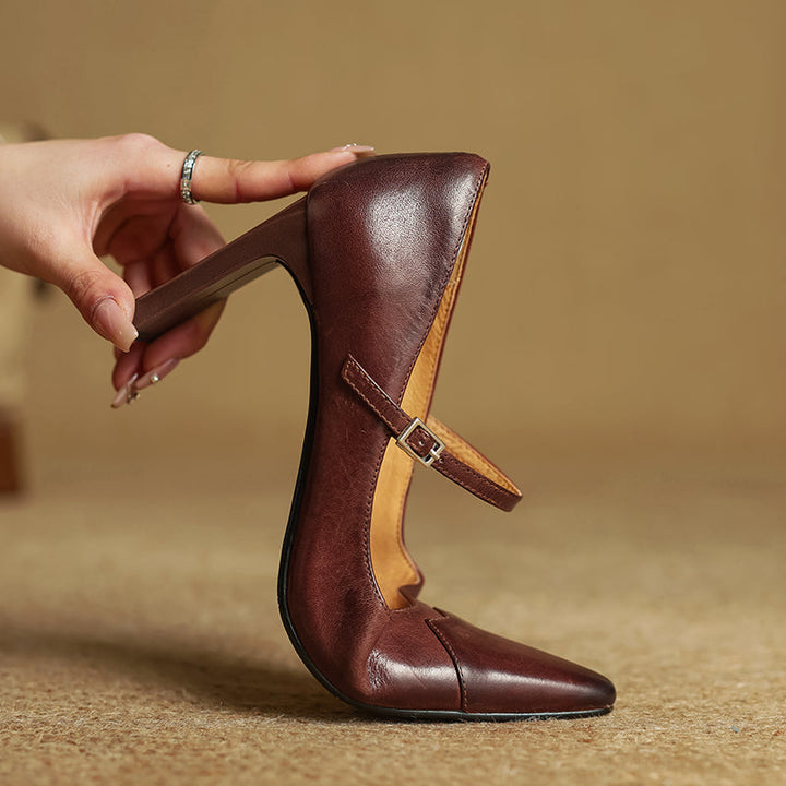 Ivy Genuine Leather Heels