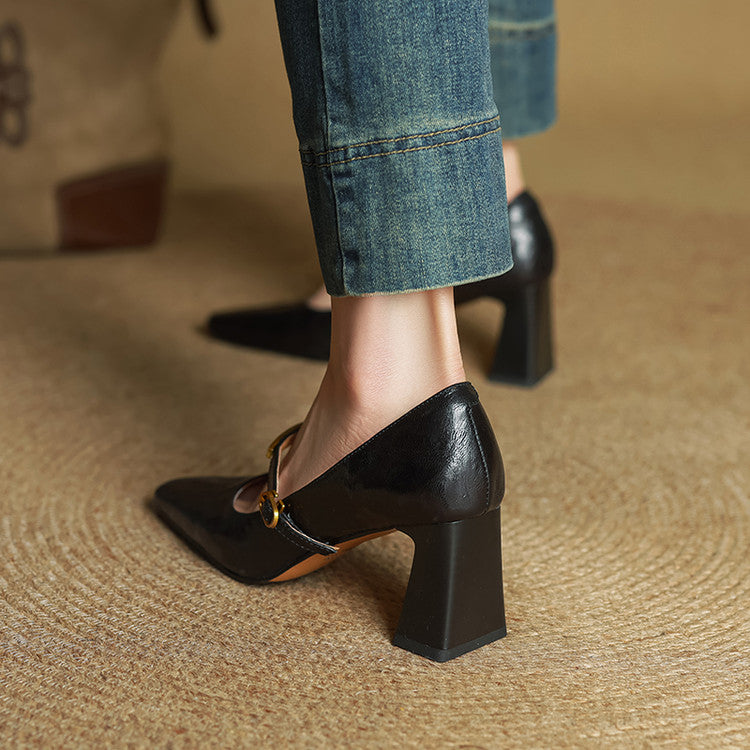 Seriba Genuine Leather Heel
