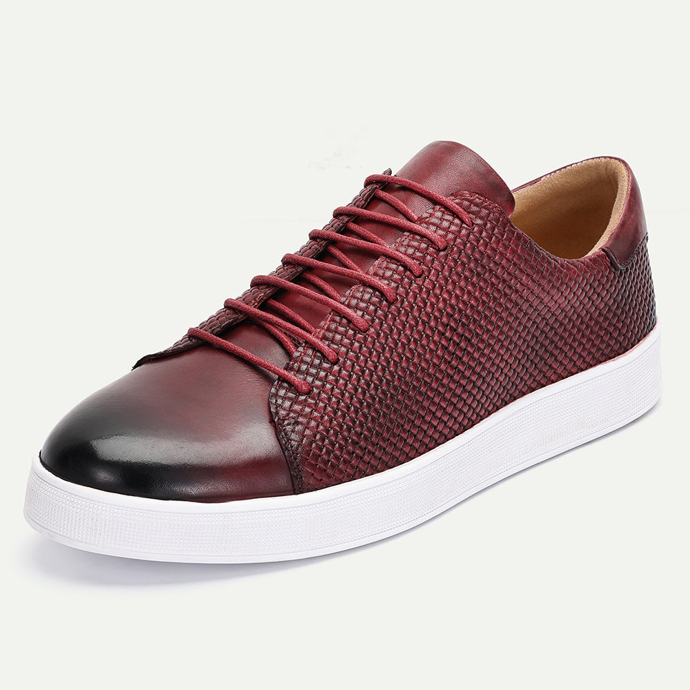 Zekar Cowhide Leather Sneakers