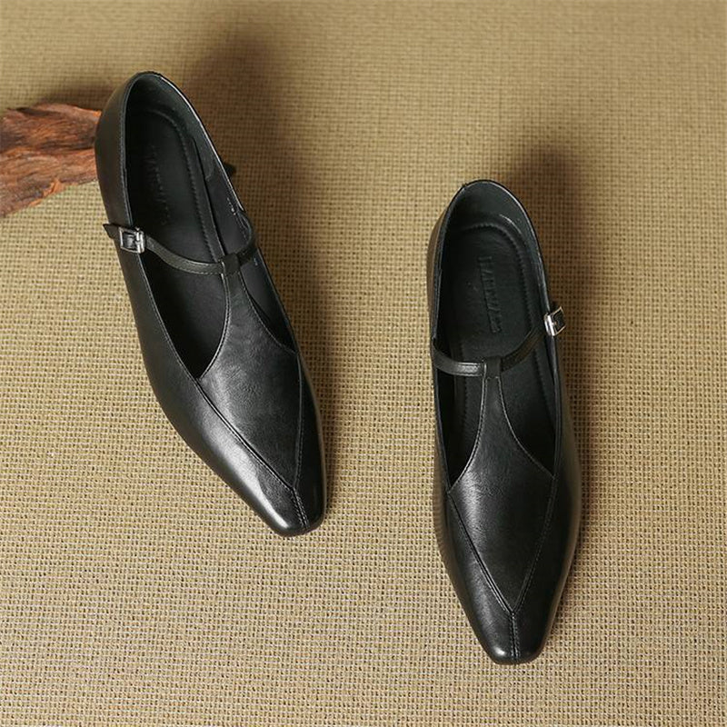 Rena Genuine Leather Heels