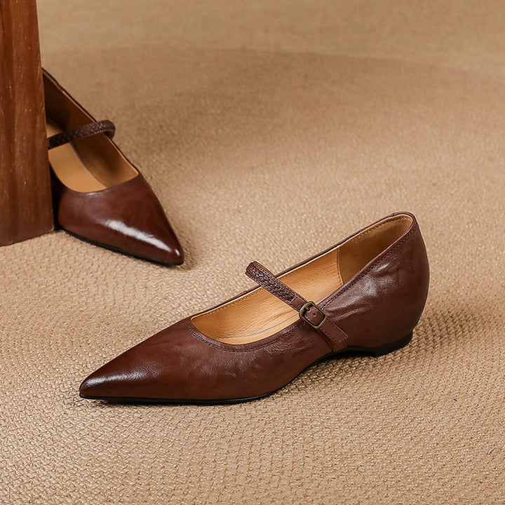 Joria Genuine Leather Pumps