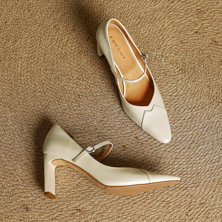 Ivy Genuine Leather Heels