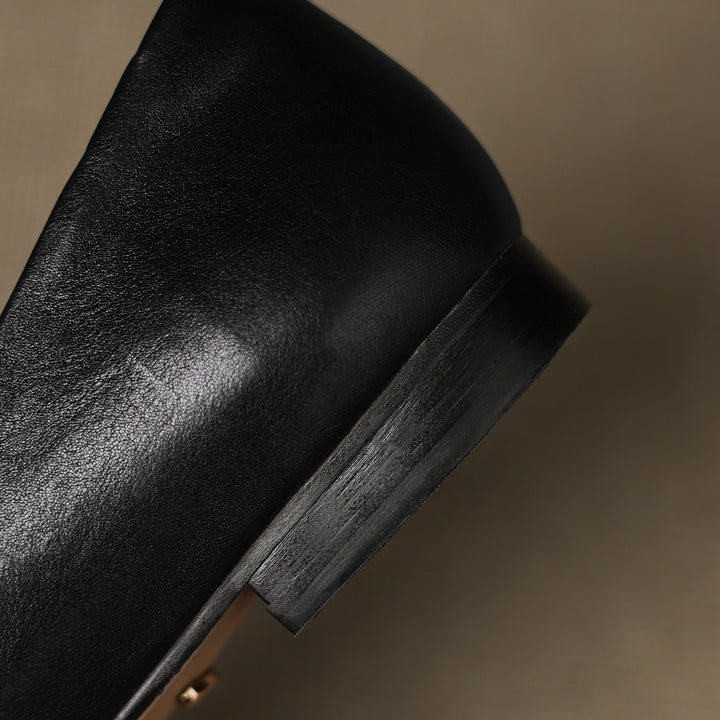 Zorie Genuine Leather Flats