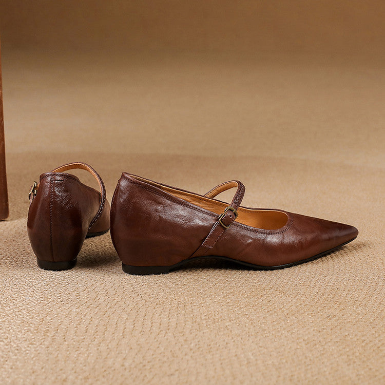 Joria Genuine Leather Pumps