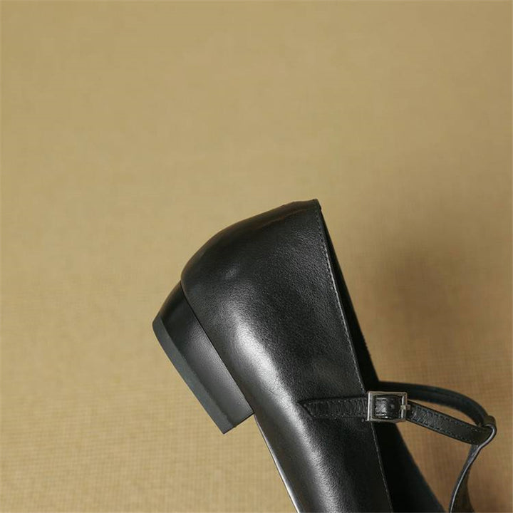 Rena Genuine Leather Heels