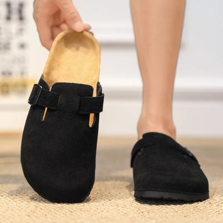 Boston Genuine Suede Clogs
