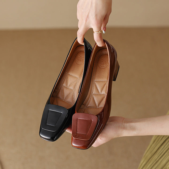 Cara Genuine Leather Heels
