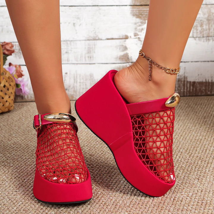 Corvo Chunky Wedge Sole Shoes