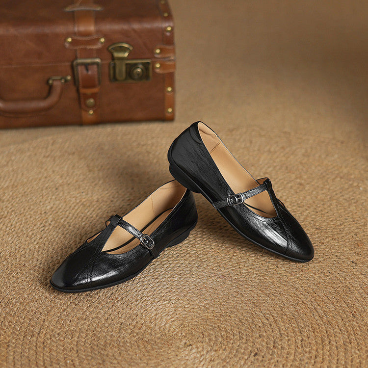 Hyla Genuine Leather Flats