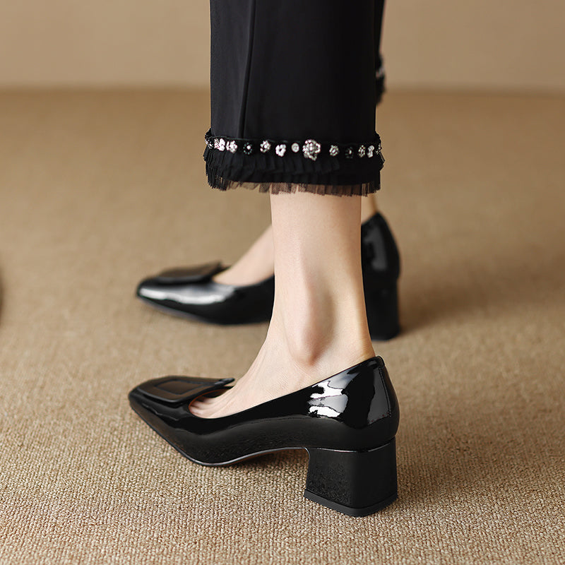 Cara Genuine Leather Heels