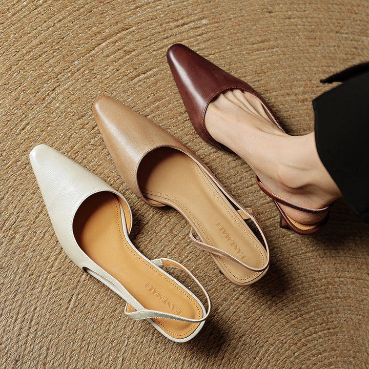 Emry Genuine Leather Heels