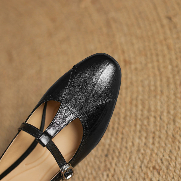 Hyla Genuine Leather Flats