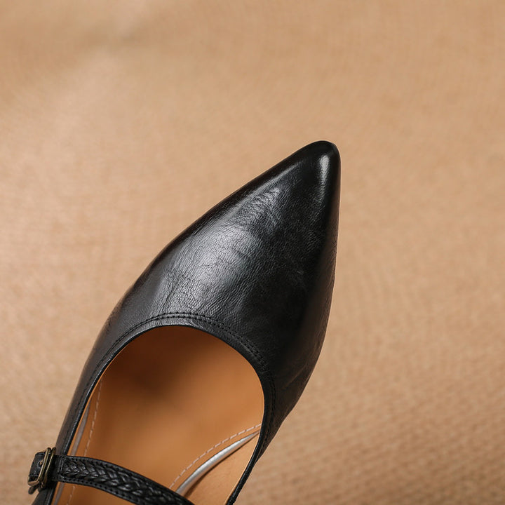 Joria Genuine Leather Pumps