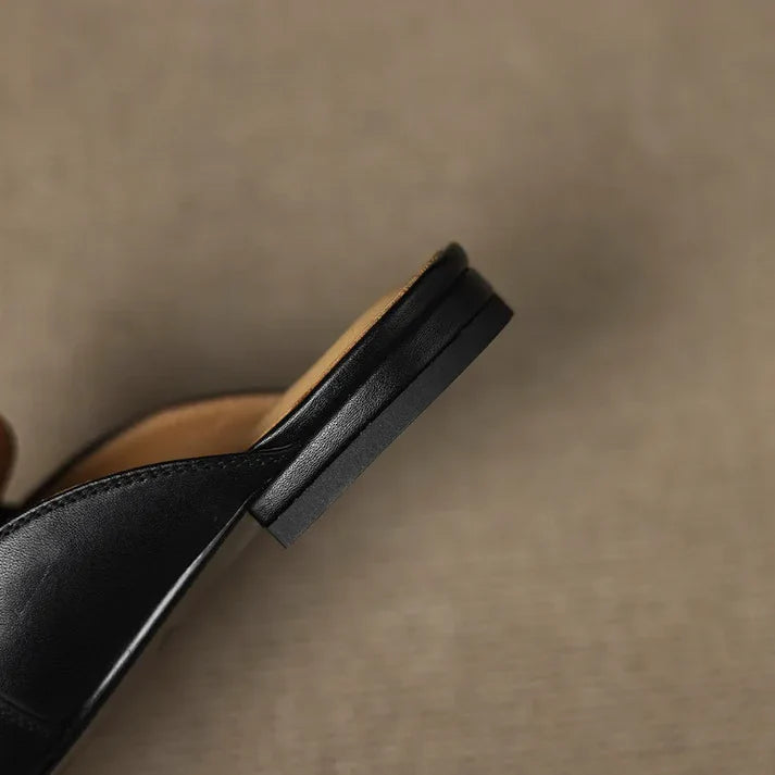 Lilou Genuine Leather Mules