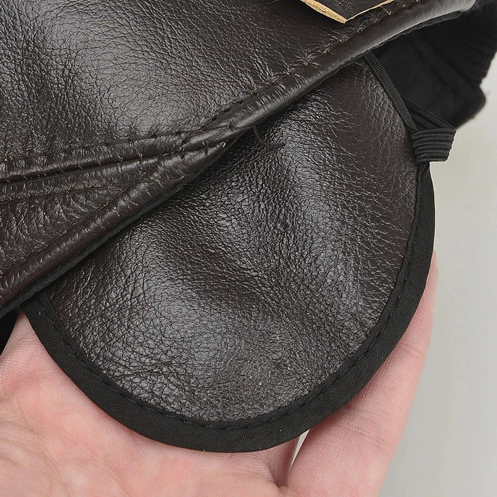 Real Leather Vintage Cap