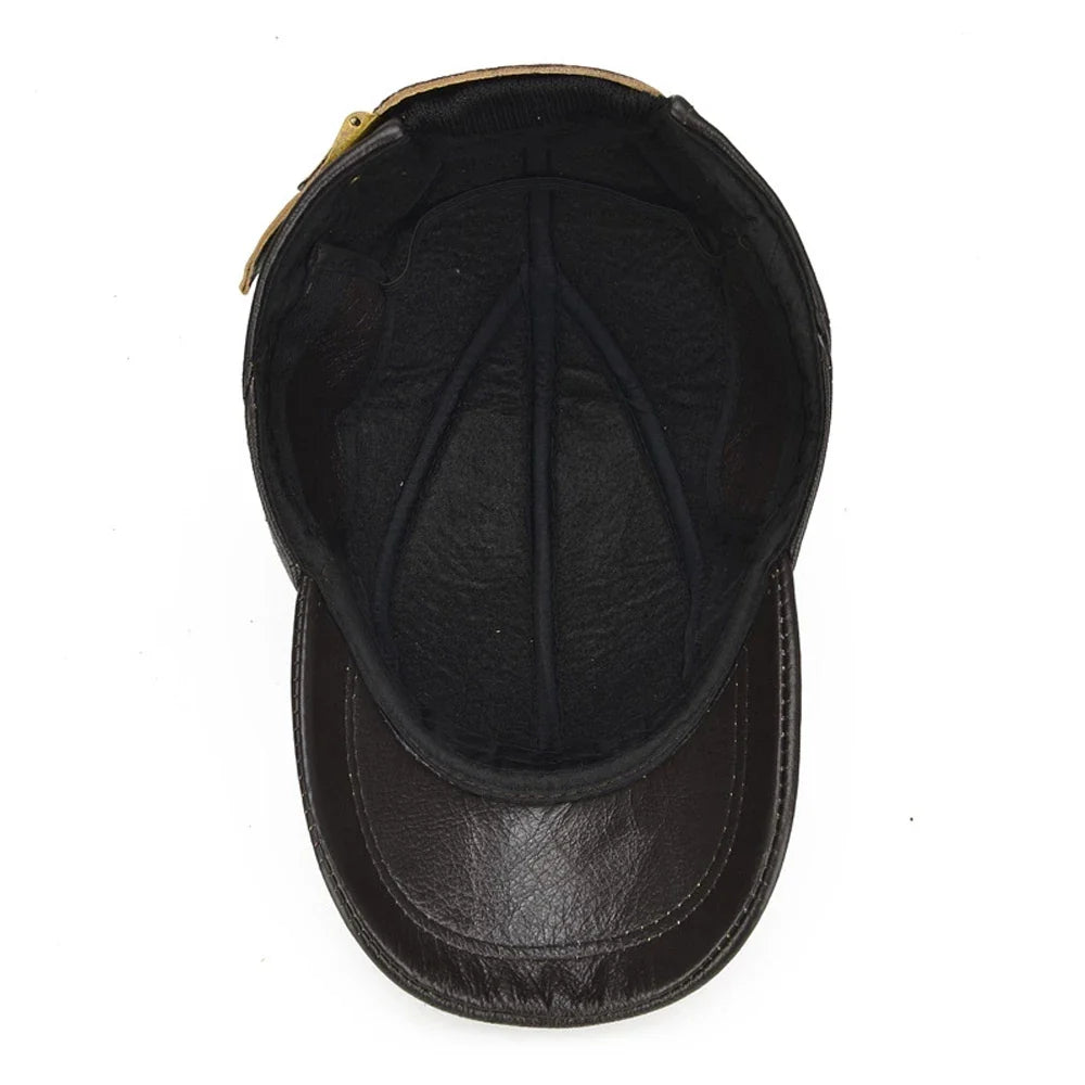 Real Leather Vintage Cap