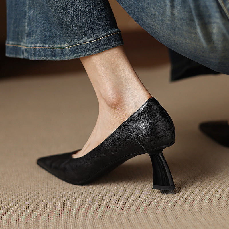 Esmer Genuine Leather Heels