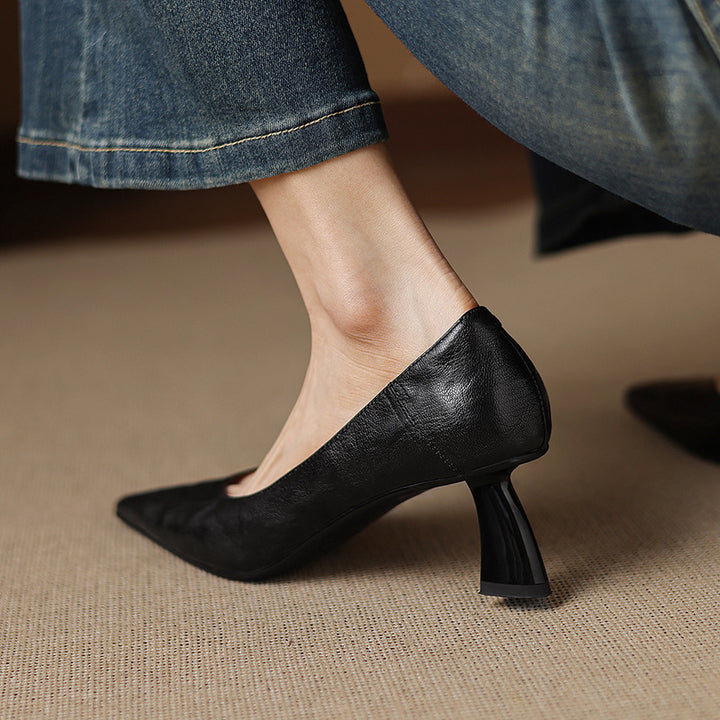 Esmer Genuine Leather Heels