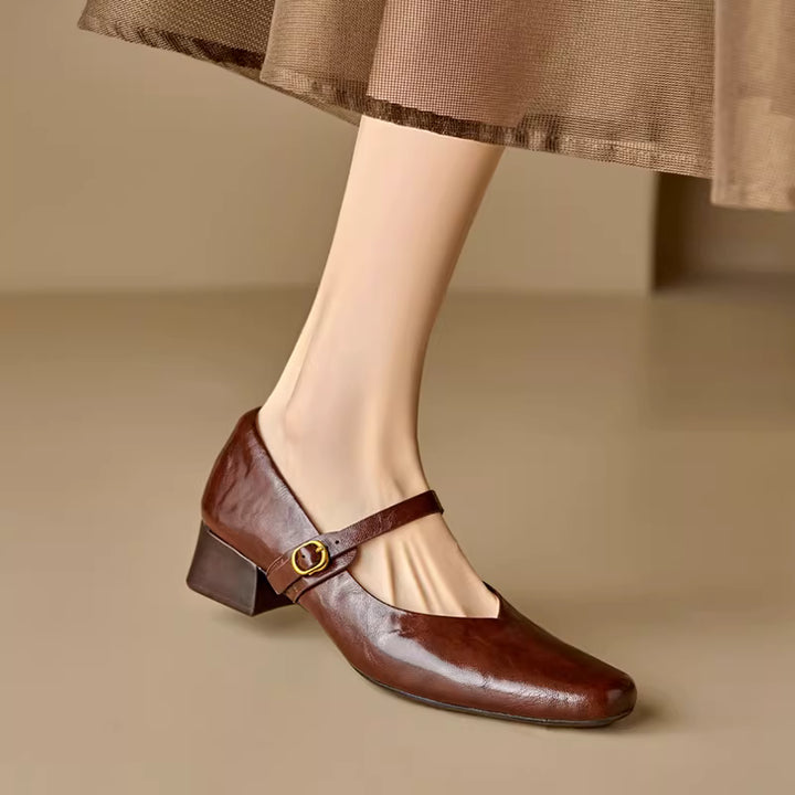 Tevan Genuine Leather Heels