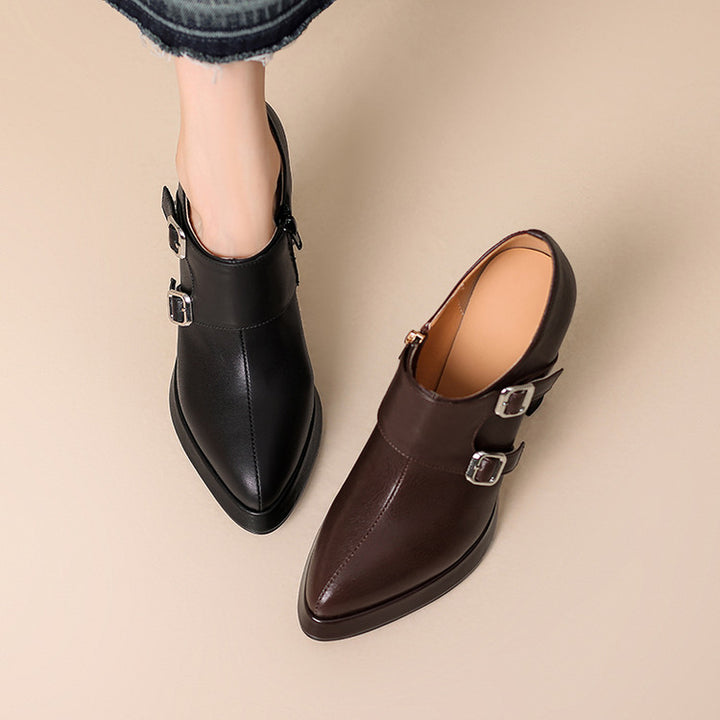 Amaya Genuine Leather Heels