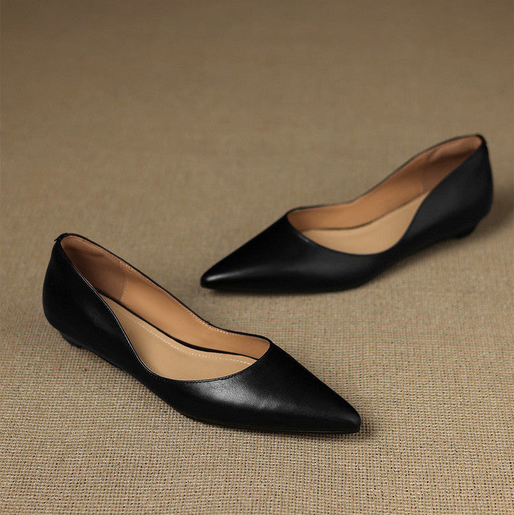 Sela Genuine Leather Flats