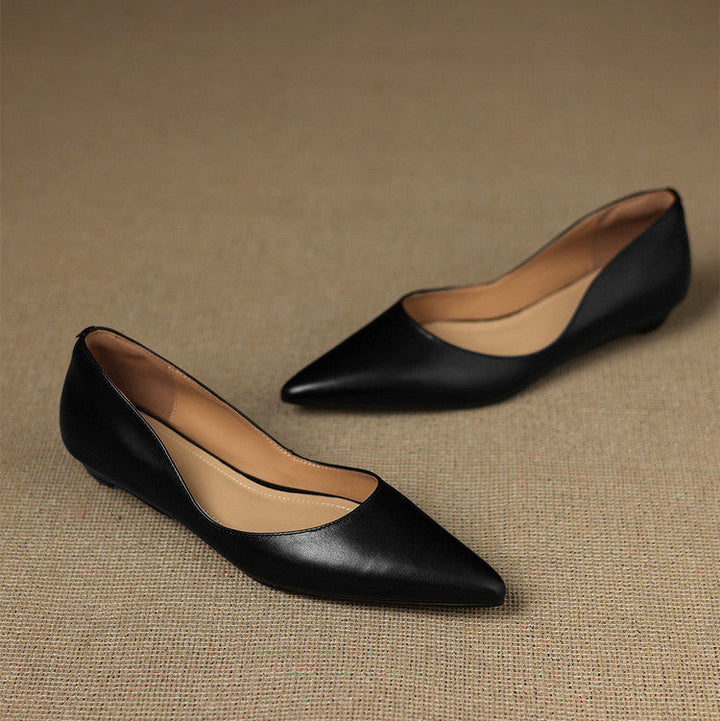 Sela Genuine Leather Flats