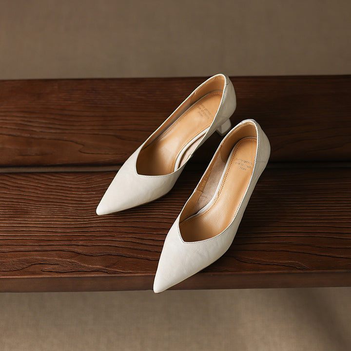 Esmer Genuine Leather Heels