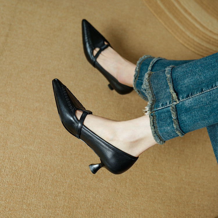 Virex Genuine Leather Heels