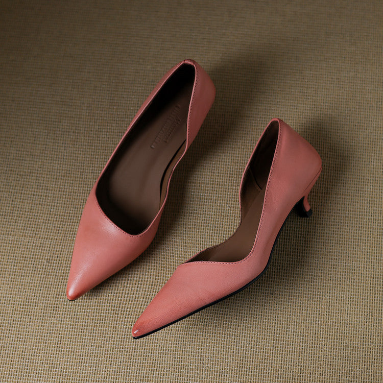 Bianka Genuine Leather Heels