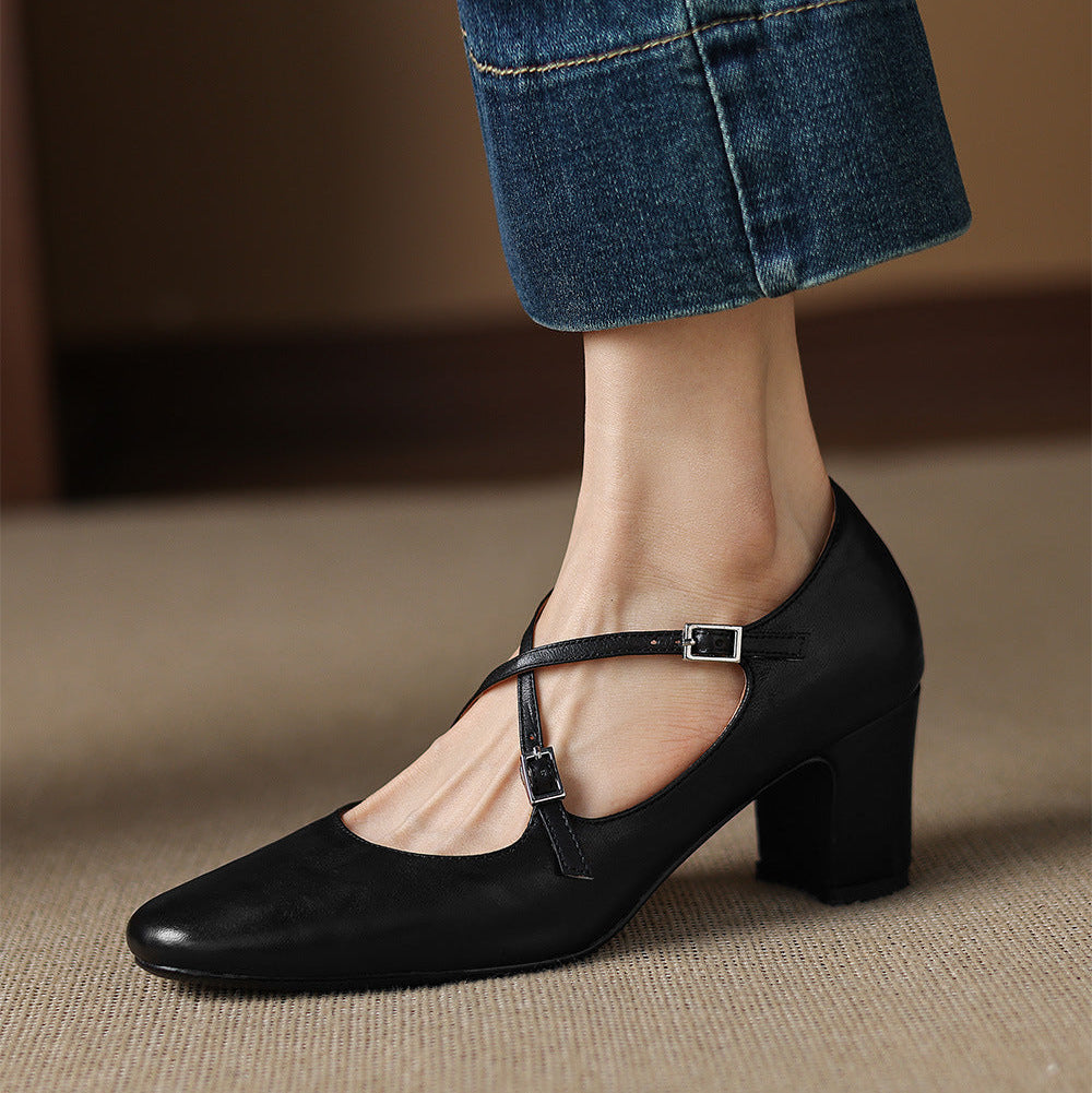 Faria Genuine Leather Heels
