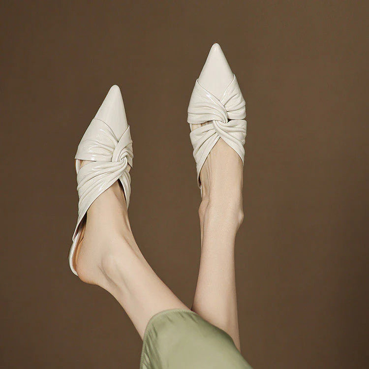 Zeva Genuine Leather Mules