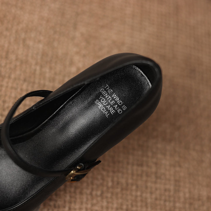 Amor Genuine Leather Heels