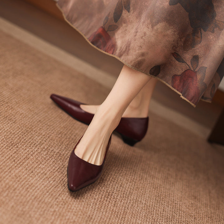 Kaela Genuine Leather Pumps