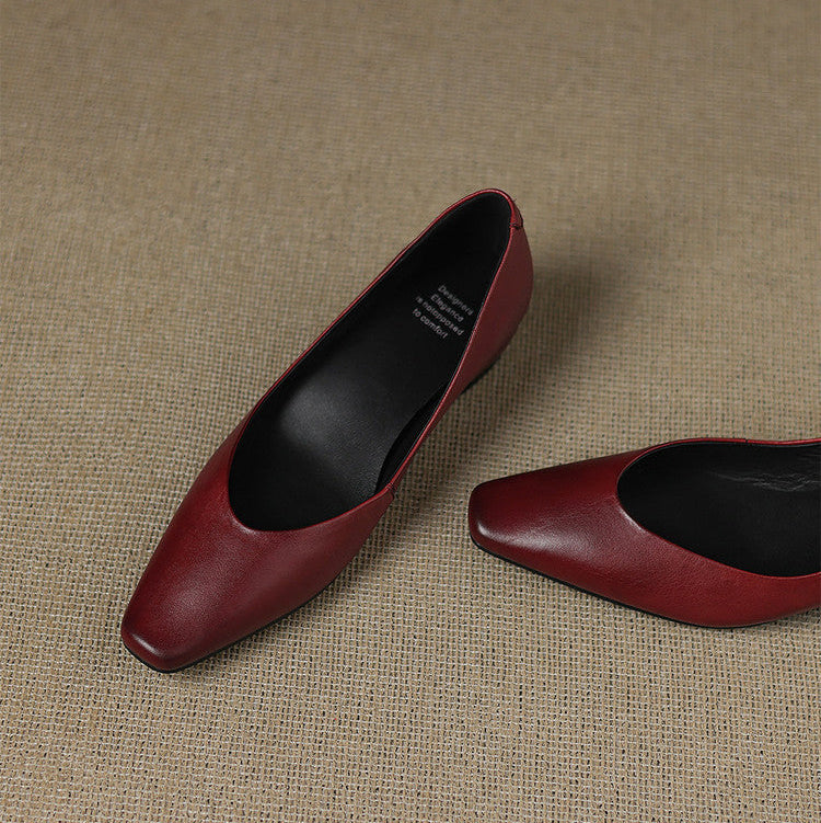 Mylie Genuine Leather Flats