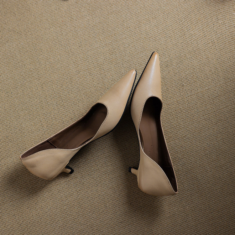 Bianka Genuine Leather Heels