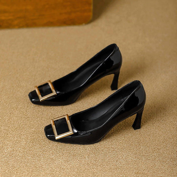 Gabria Genuine Leather Heels