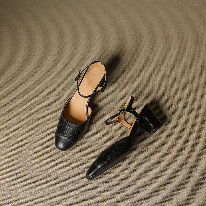 Alina Genuine Leather Pumps