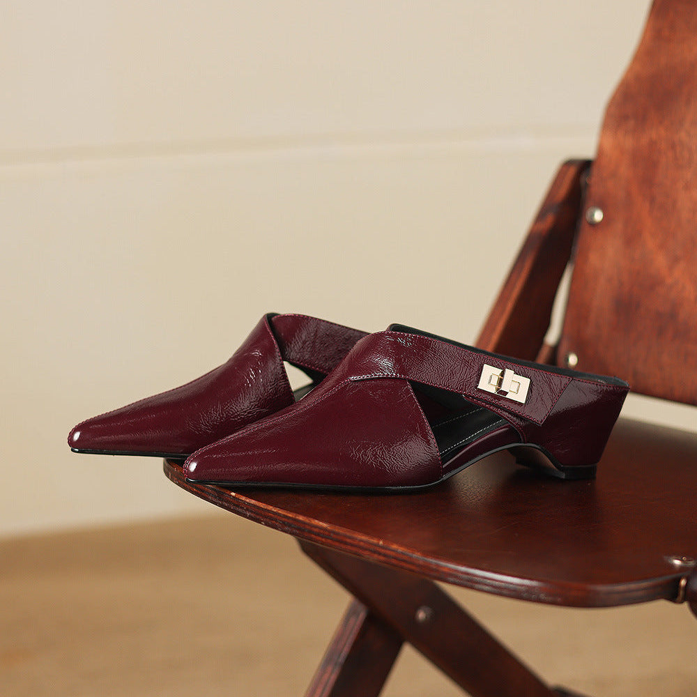 Kora Genuine Leather Mules