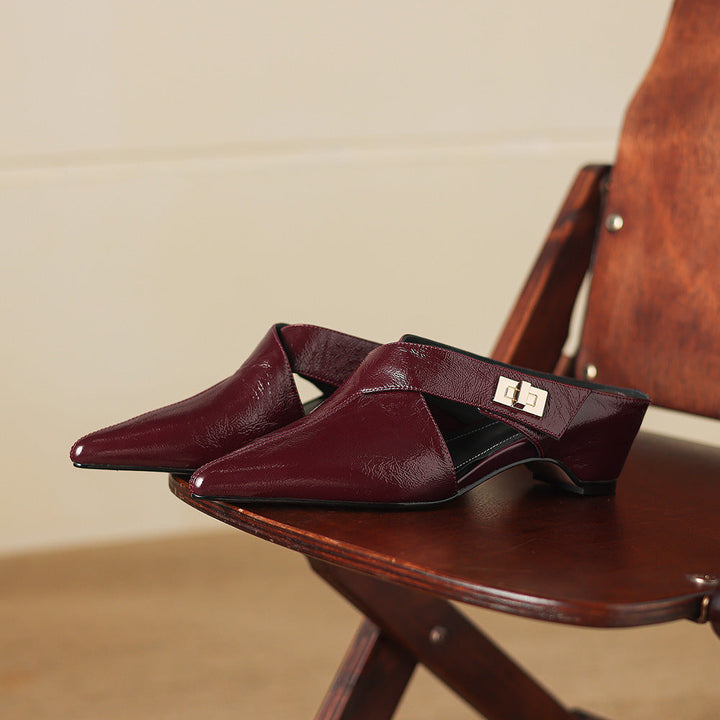 Kora Genuine Leather Mules