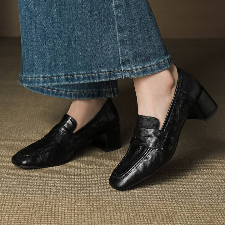 Kelly Genuine Leather Heels
