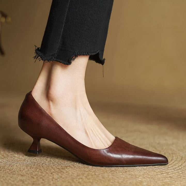 Mira Genuine Leather Heels