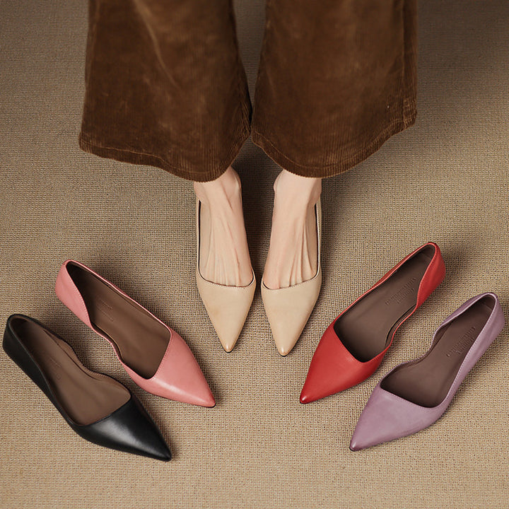 Bianka Genuine Leather Heels