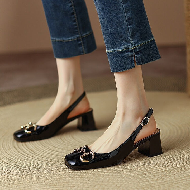 Liza Genuine Leather Heels