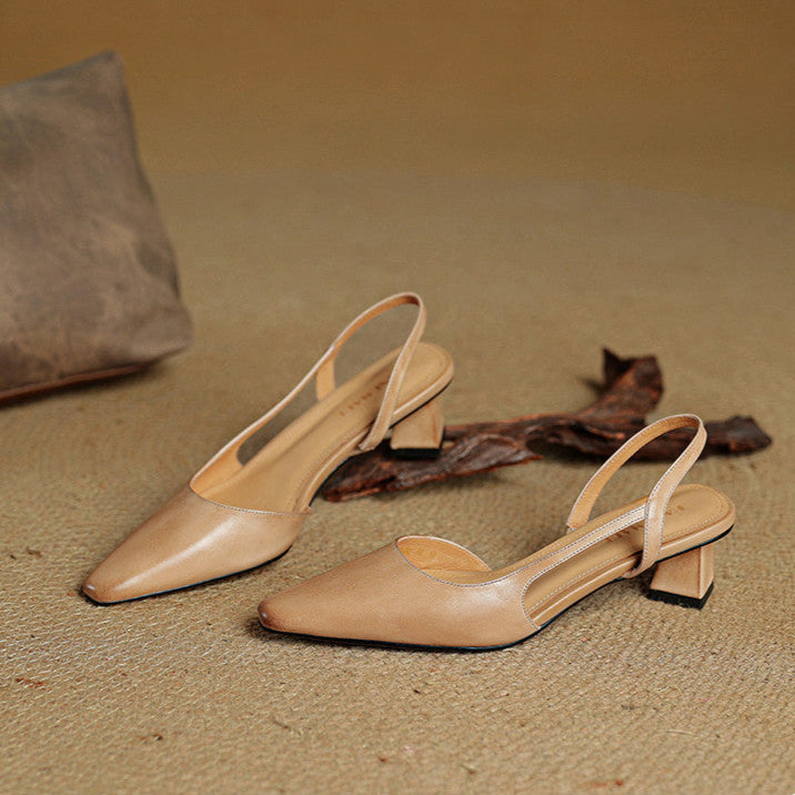 Emry Genuine Leather Heels