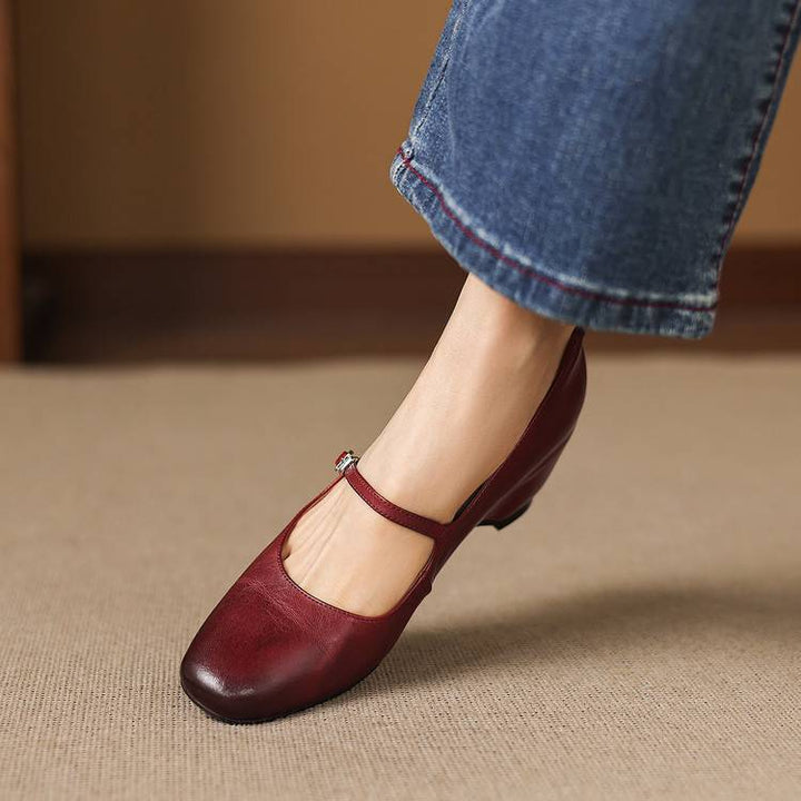 Nera Genuine Leather Pumps