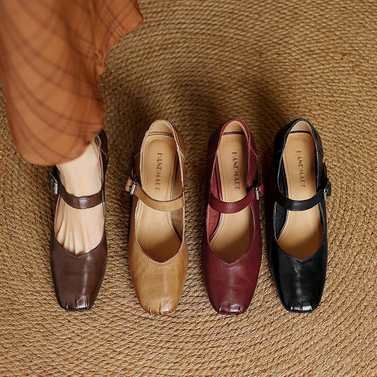 Nera Genuine Leather Heels