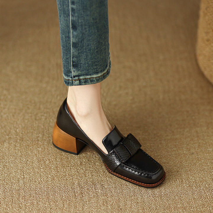 Pavla Genuine Leather Heels